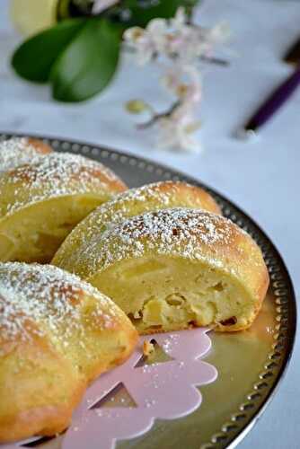 Gâteau pommes amandes et mascarpone