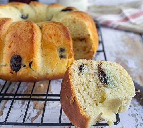 Brioche à la banane et aux pépites de chocolat