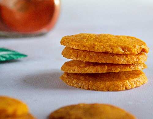 Crackers au cheddar et paprika fumé