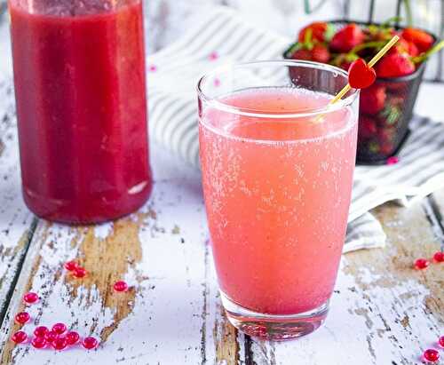 Sirop de fraises