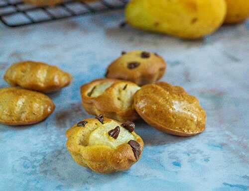 Petits gâteaux poire chocolat