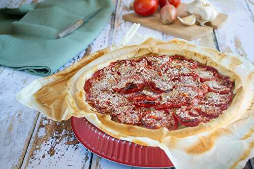 Tarte façon tomates farcies