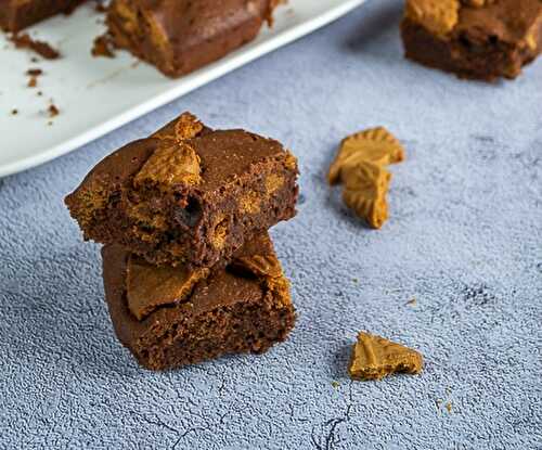 Brownies chocolat spéculoos