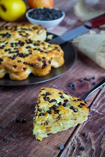 Gâteau moelleux aux pommes sans oeuf