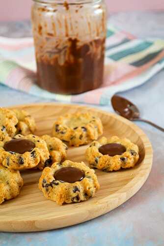 Cookies à la pâte à tartiner