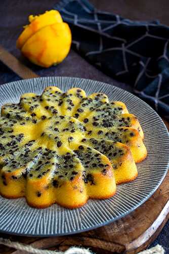 Gâteau à l'orange aux pépites de chocolat