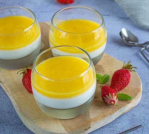 Panna cotta coco mangue