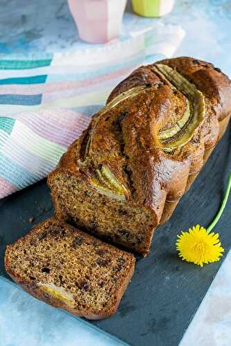 Banana bread noix et chocolat