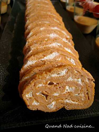 Biscuit roulé tomate et fines herbes