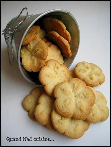 Biscuits sablés au pistolet