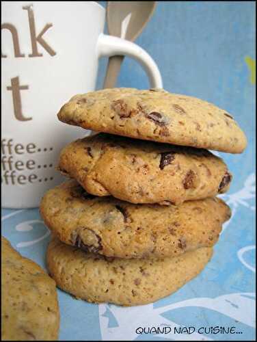 Biscuits tendres aux pépites de chocolat