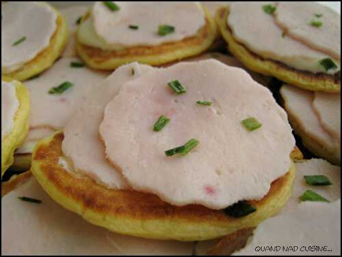 Blinis maison au poulet