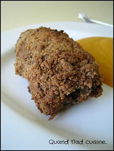 Boudin noir en croûte de spéculoos