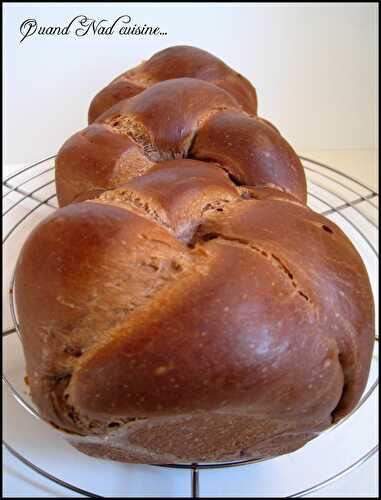 Brioche au cacao au caramel