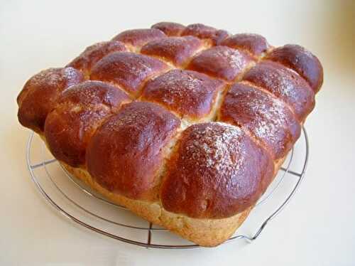 Brioche au chocolat blanc