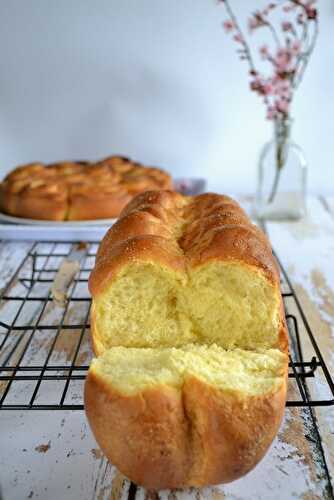 Brioche toute moelleuse et sa version semi-feuilletée