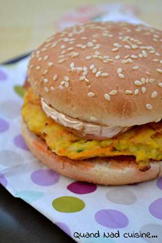 Burgers aux galettes de légumes