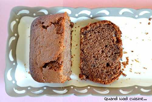 Cake au vin rouge et aux pépites de chocolat