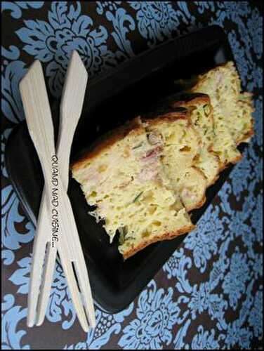 Cake thon poivron courgette - Quand Nad cuisine...
