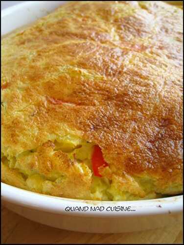 Clafoutis de légumes au lait de coco