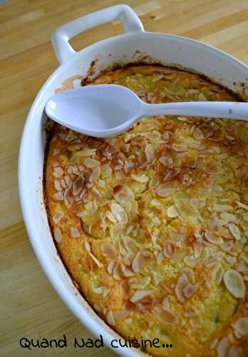 Clafoutis de poires aux amandes