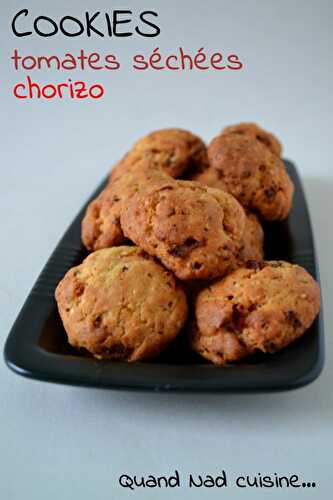 Cookies à la tomate séchée et au chorizo - Quand Nad cuisine...