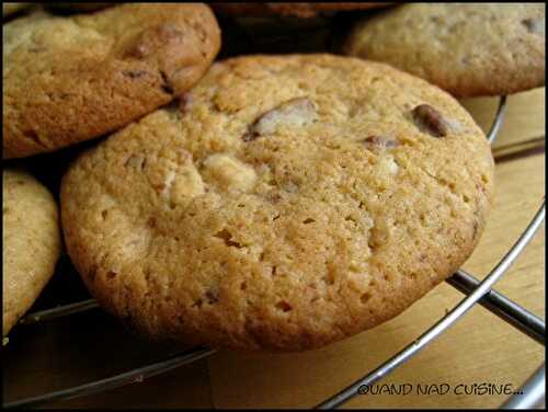 Cookies aux pépites de chocolat de Martha Stewart - Quand Nad cuisine...