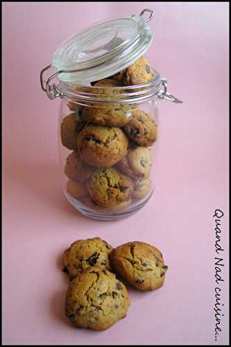 Cookies aux raisins secs et pépites de chocolat, jeu interblogs#16