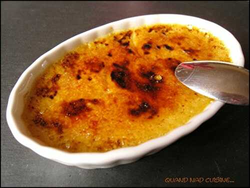 Crèmes brûlées au foie gras