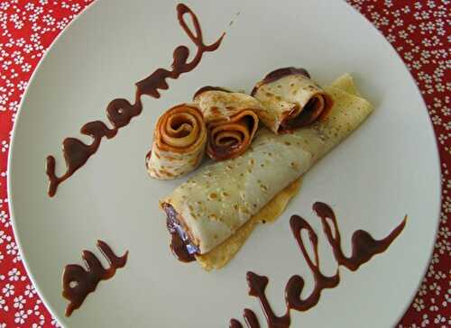 Crêpes au caramel de Nutella