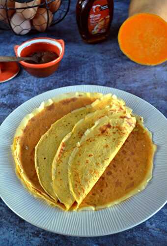 Crêpes sucrées à la butternut