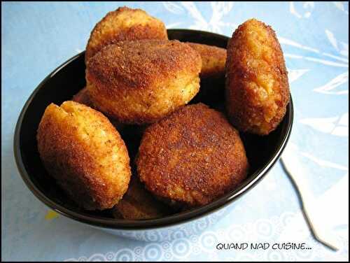 Croquettes de riz épicées