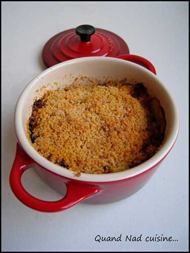 Crumbles aux poivrons rouges et chorizo