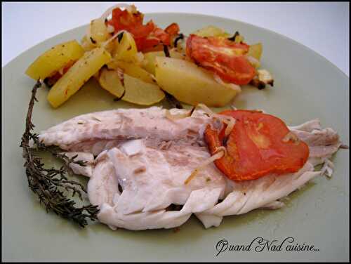 Daurade royale au vin blanc