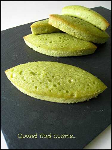 Financiers au thé matcha