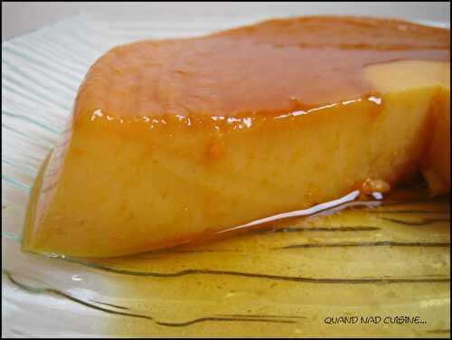 Flan de potiron au caramel