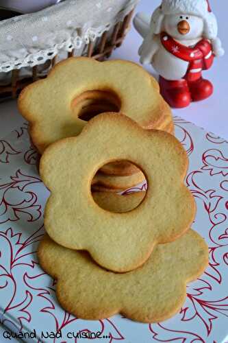 Fleurs au citron vert (sablés de Martha Stewart)