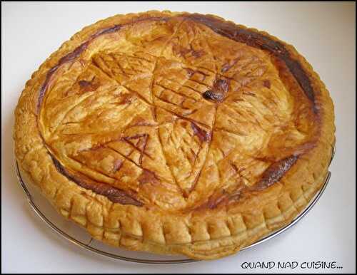 Galette des rois aux pommes, amandes et cannelle