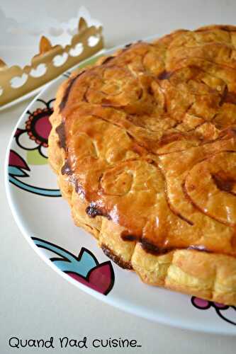 Galette des rois banane chocolat