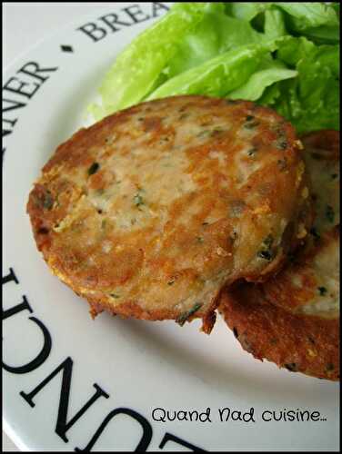 Galettes de thon aux herbes