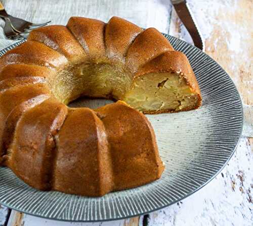 Gâteau aux pommes à la compote