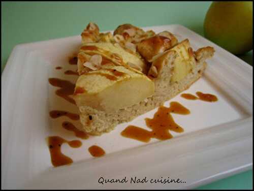 Gâteau aux pommes et caramel à la vanille - Quand Nad cuisine...