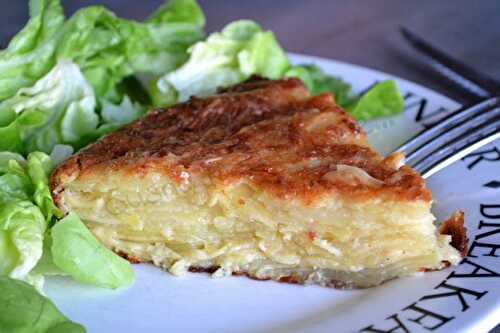 Gâteau invisible aux pommes de terre