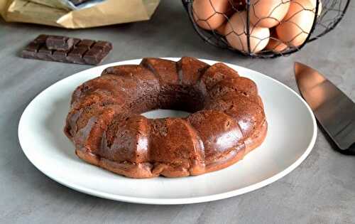 Gâteau mousse au chocolat et au fromage blanc