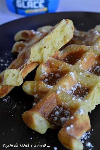 Gaufres belges à la flamande