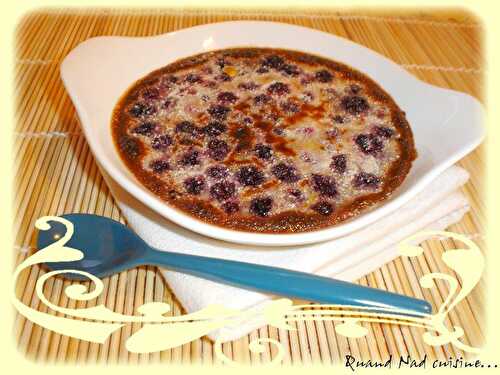 Gratin de mûres façon crème brûlée