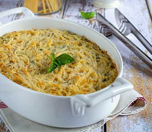 Gratin de spaghettis