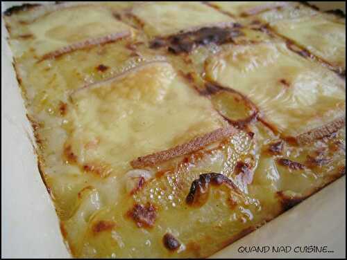 Gratin fondant à la raclette