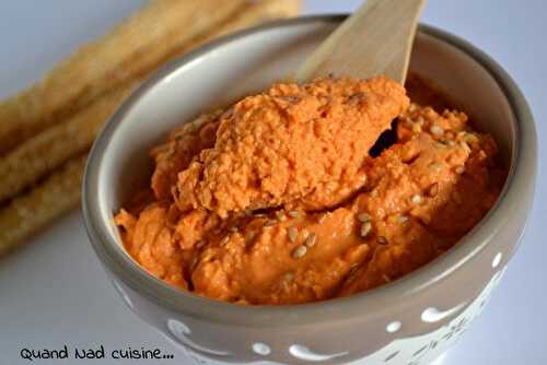 Houmous aux poivrons