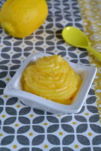 Lemon curd (recette facile au micro-ondes) - Quand Nad cuisine...